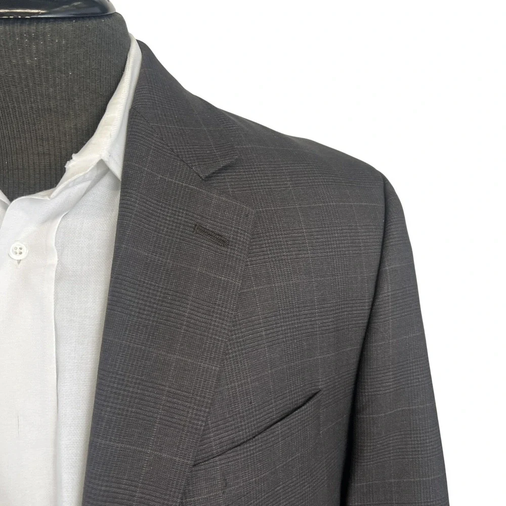 Ralph Ralph Lauren Blazer Mens 43R Brown Check Sport Coat Dillard's Plaid Jacket